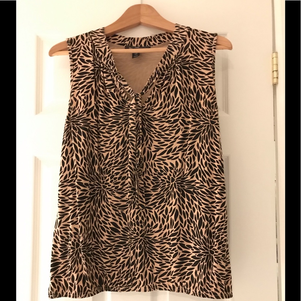 Tie neckline top